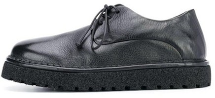 (Women) Marsèll Leather Lace-up Flats 'Black' MWG353P150666 (Women) Marsèll Leather Lace-up Flats 'Black' MWG353P150666
