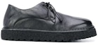 Order (Women) Marsèll Leather Lace-up Flats 'Black' MWG353P150666