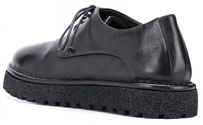 (Women) Marsèll Leather Lace-up Flats 'Black' MWG353P150666 Shop (Women) Marsèll Leather Lace-up Flats 'Black' MWG353P150666