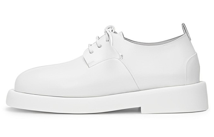 (Women) Marsèll Leather Lace-Up Round Toe 'White Casual' MWG471196110