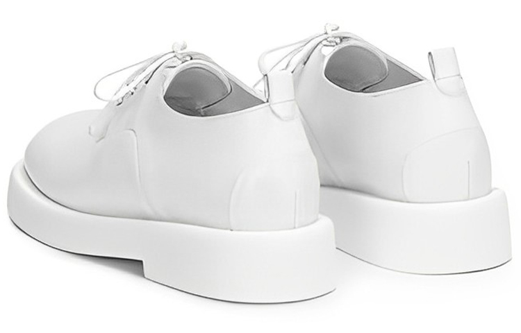 Lookbook (Women) Marsèll Leather Lace-Up Round Toe 'White Casual' MWG471196110