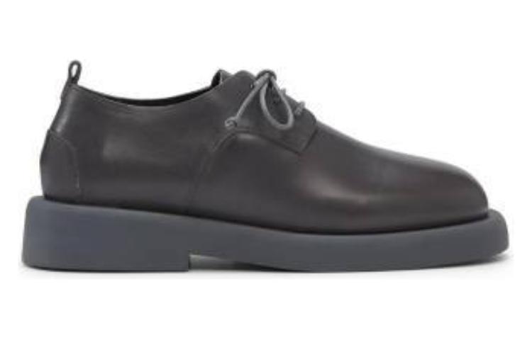 Order (W) 마르셀 블랙 가죽 둥근코 로우탑 레이스업 MWG471118260