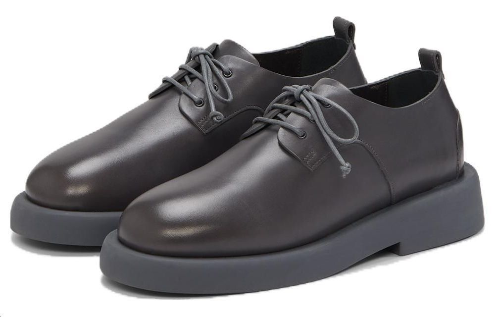 Lookbook (W) 마르셀 블랙 가죽 둥근코 로우탑 레이스업 MWG471118260