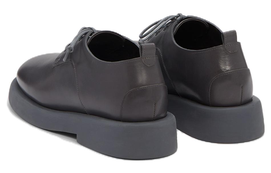 Purchase (W) 마르셀 블랙 가죽 둥근코 로우탑 레이스업 MWG471118260