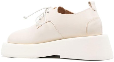 (W) Marsèll Zapatos de Cuero Beige con Punta Redonda y Cordones MWG550118180 Order (W) Marsèll Zapatos de Cuero Beige con Punta Redonda y Cordones MWG550118180