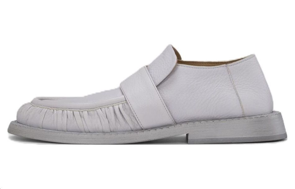 (W) Marsèll Leather Round-Toe Slip-On 'Grey Casual'