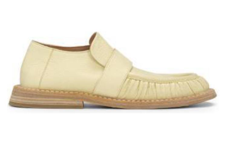 (W) Marsèll Leather Round-Toe Slip-On Loafer 'Beige' 圖 2