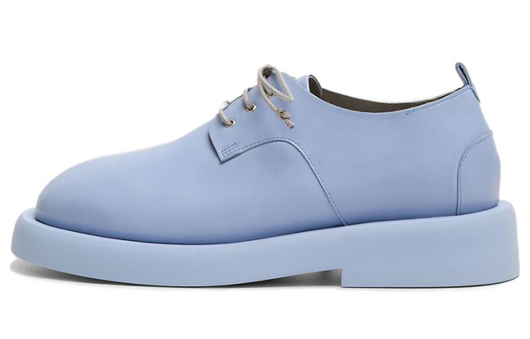 (Women) Marsèll Leather Round Toe Lace-Up 'Blue' MWG471193923