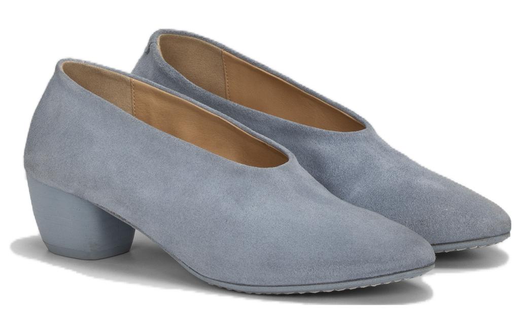 Order (W) Marsèll Kulit Kasut Sarung 'Tumit Chunky Biru' MW4207141923