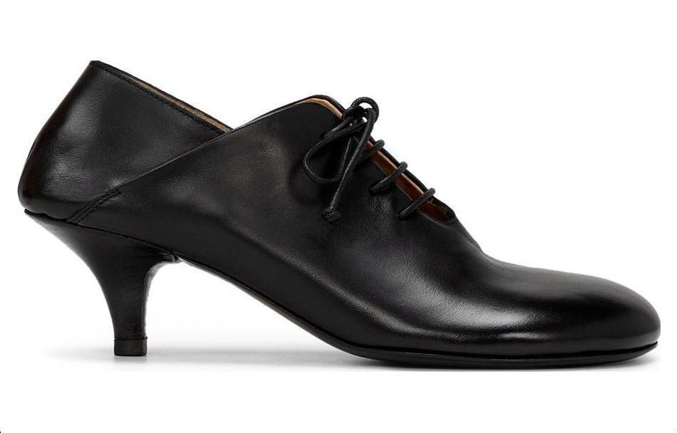 (W) Marsèll Leather Simple CMFT High Heels 4.5cm 'Fine Heel Black' 圖 2