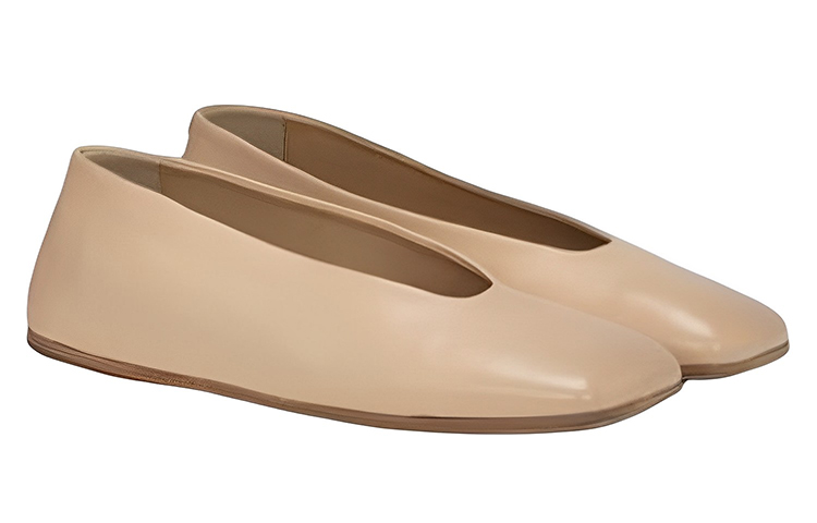 Lookbook (W) Marsèll Kulit Kasut Slip-On Hujung Petak 'Coklat Cerah' MW5885193530