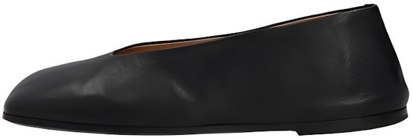 (Women) Marsèll Leather Square Toe Slip-On Low 'Black' MW5885097666 (Women) Marsèll Leather Square Toe Slip-On Low 'Black' MW5885097666