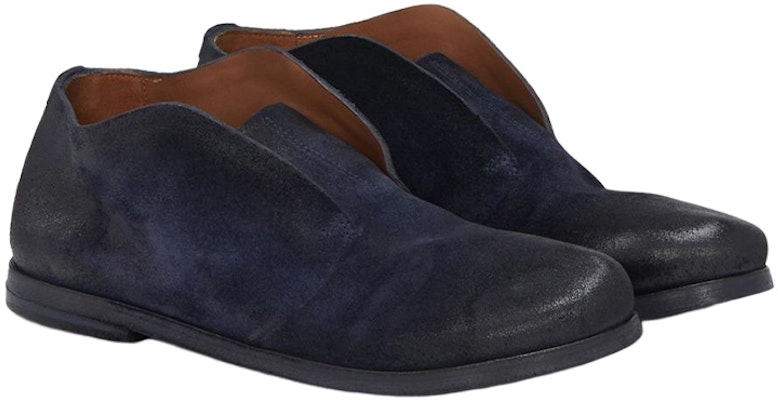 (W) Marsèll Listello Slip-On Flats 'Blue Suede' Kasut Rata Biru Suede. MW1731186999 Order (W) Marsèll Listello Slip-On Flats 'Blue Suede' Kasut Rata Biru Suede. MW1731186999