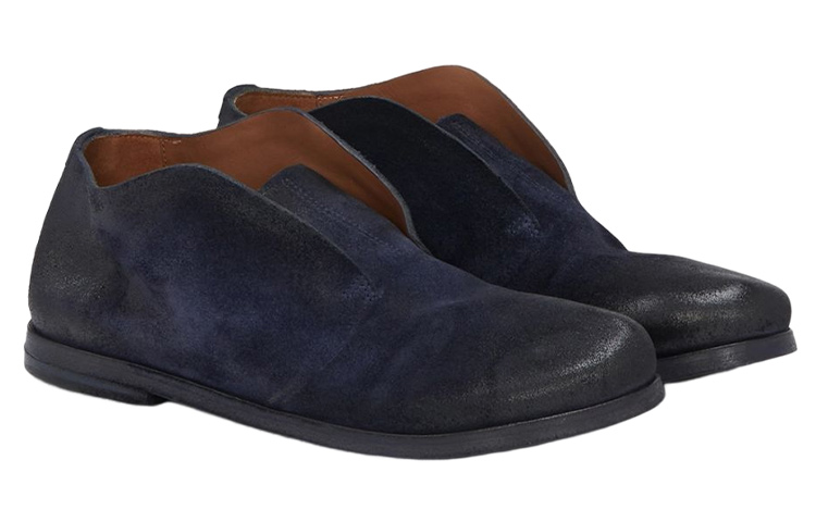 Order (W) Marsèll Listello Slip-On Flats 'Blue Suede' Kasut Rata Biru Suede. MW1731186999