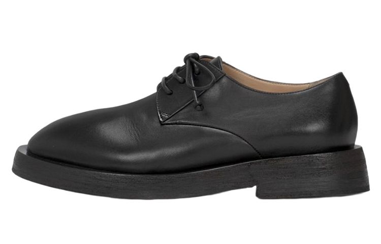 (W) Marsèll Mentone Derby 'Black Leather'