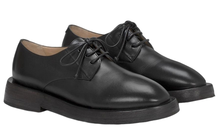 (W) Marsèll Mentone Derby 'Black Leather' 圖 2