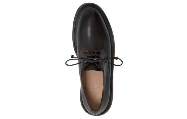 (W) Marsèll Mentone Derby 'Black Leather' 圖 3