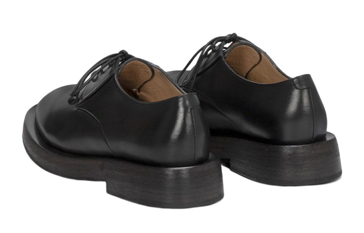 (W) Marsèll Mentone Derby 'Black Leather' 圖 5