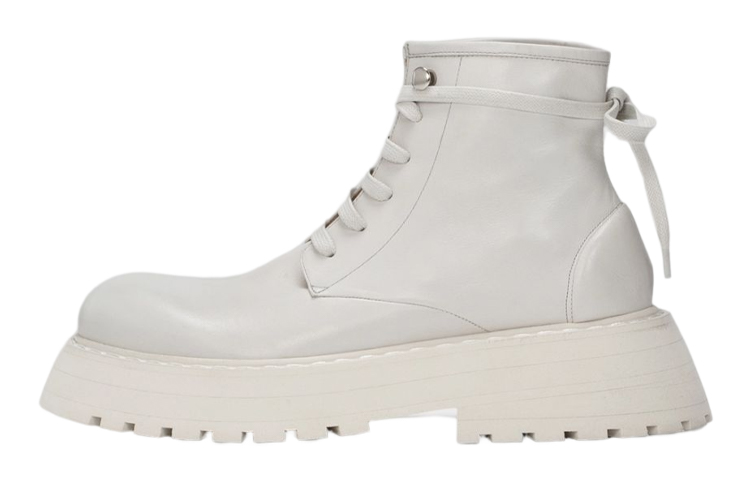 Buy (W) Marsèll Micarro 'Botas de Cuero Blanco Tobilleras' MW6300193121