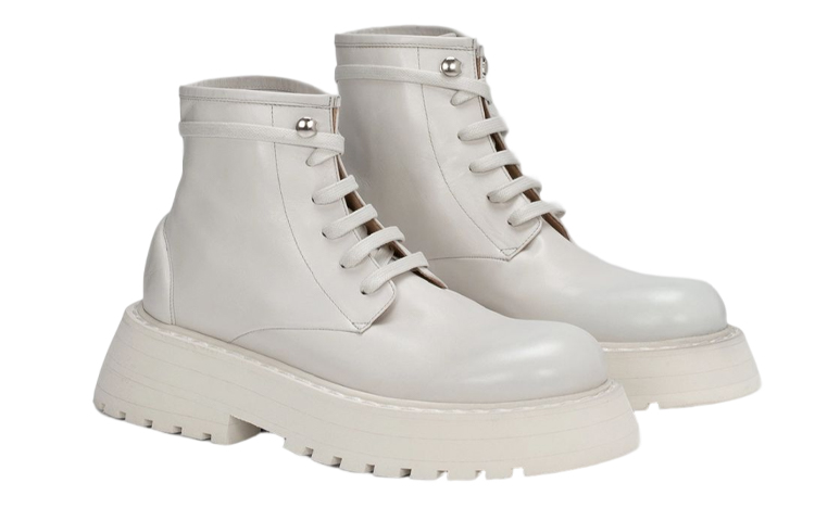 (W) Marsèll Micarro 'White Leather Ankle Boot' 圖 3