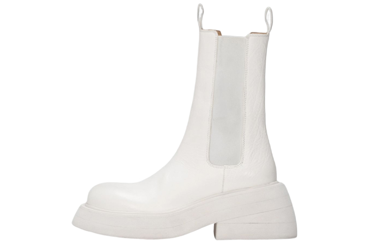 (W) Marsèll Microne Chelsea Boot 'White Leather'