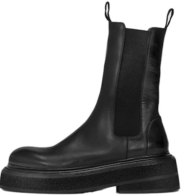 (Women) Marsèll Mid-Calf Leather Boot 'Thick Sole Black' MW6223118666 Buy (Women) Marsèll Mid-Calf Leather Boot 'Thick Sole Black' MW6223118666