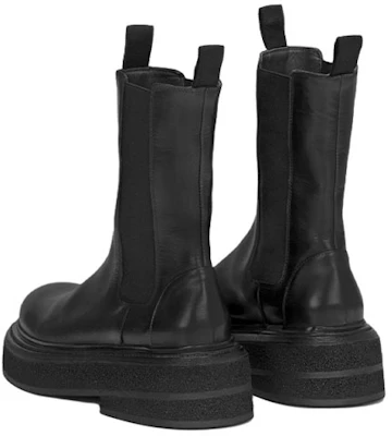 (Women) Marsèll Mid-Calf Leather Boot 'Thick Sole Black' MW6223118666 Shop (Women) Marsèll Mid-Calf Leather Boot 'Thick Sole Black' MW6223118666