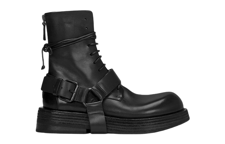 (W) Marsèll Musona 'Black Leather Ankle Boot' 圖 2