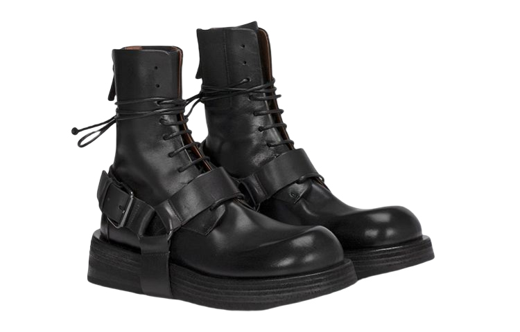 (W) Marsèll Musona 'Black Leather Ankle Boot' 圖 3