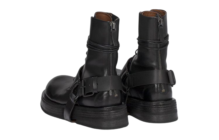 (W) Marsèll Musona 'Black Leather Ankle Boot' 圖 4