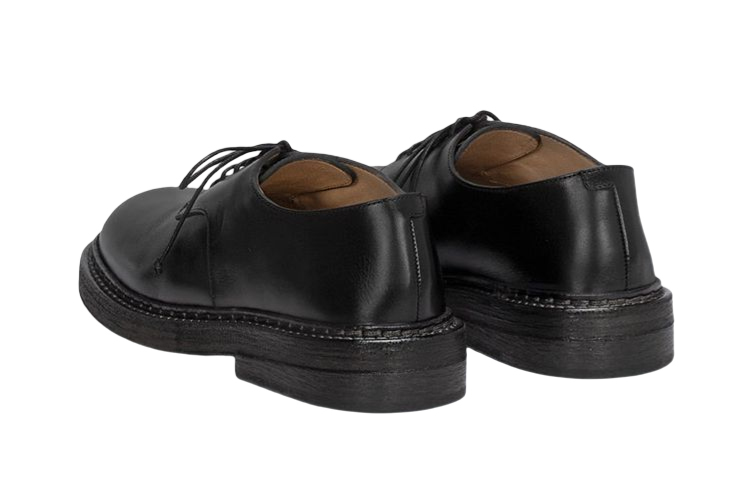 Shop Marsèll 馬賽爾 Nasello 皮革綁帶平底鞋 女款 黑色