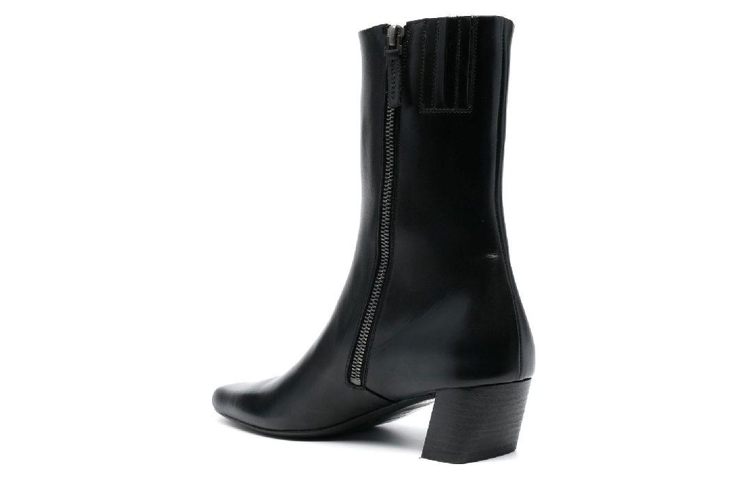 (W) Marsèll Pannelletto 'Fashion Chunky Heel Ankle Boot Black' 圖 4
