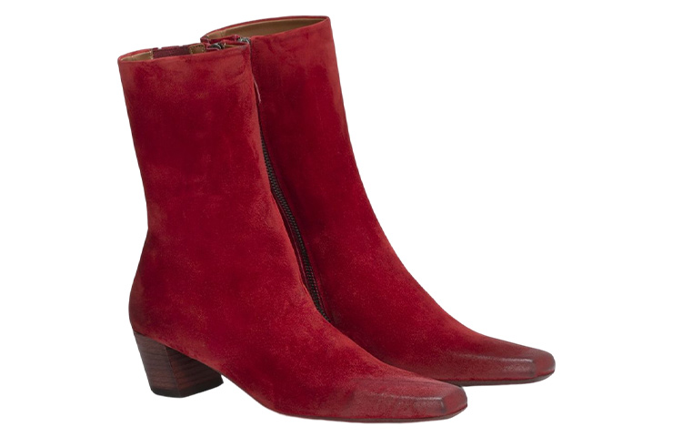 (W) Marsèll Pannelletto 'Fashion Chunky Heel Red Bootie' 圖 3