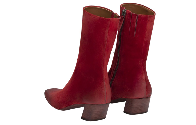 (W) Marsèll Pannelletto 'Fashion Chunky Heel Red Bootie' 圖 4