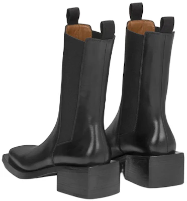 (W) マルセル パネル チェルシーブーツ (黒革) MW6592118666 Shop (W) マルセル パネル チェルシーブーツ (黒革) MW6592118666