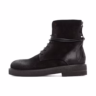 (W) Marsèll Parrucca 'Black Zippered Ankle Boot'