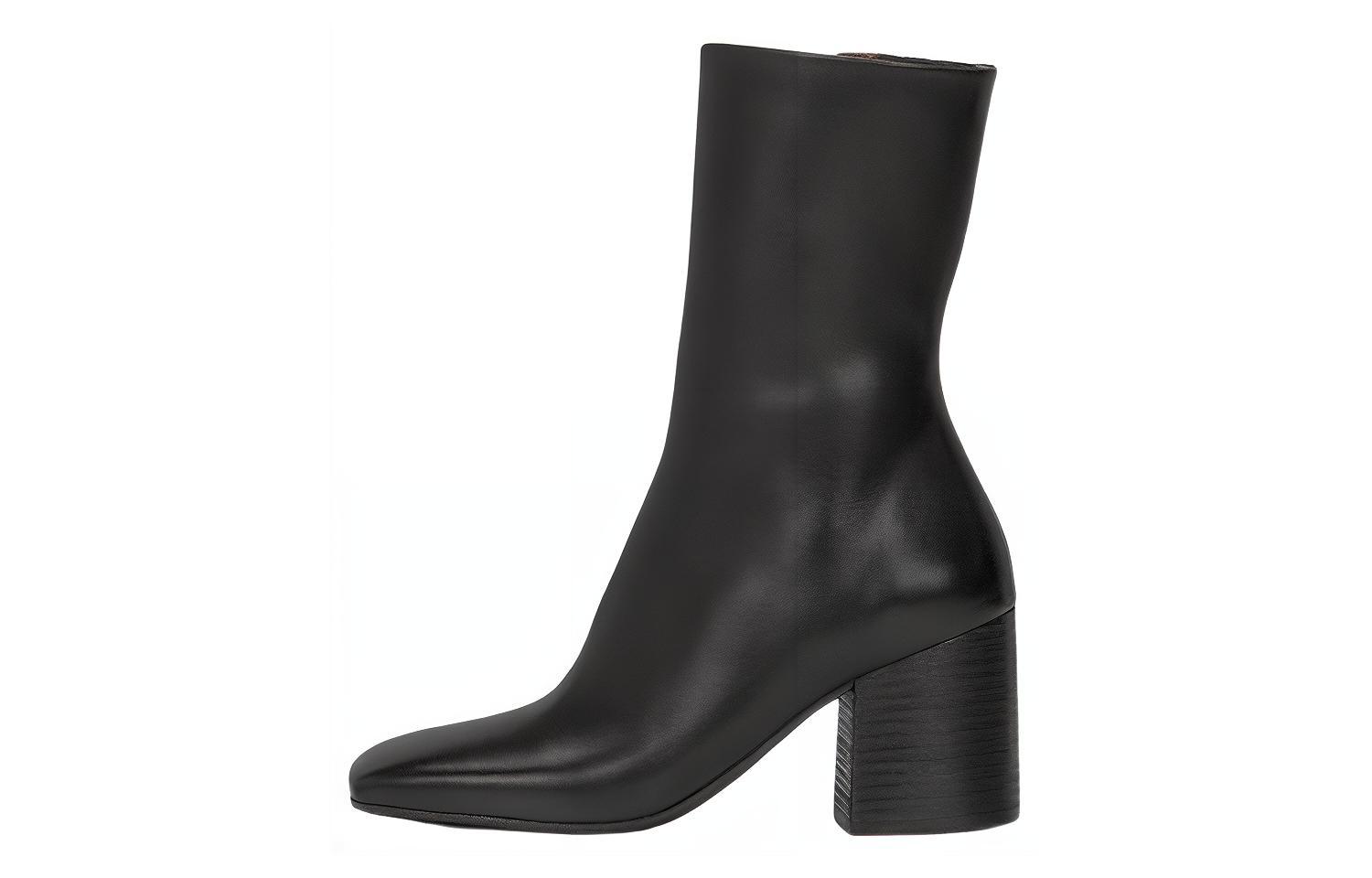 (W) Marsèll Pinnetta 'Black Leather Ankle Boot'