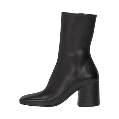(W) Marsèll Pinnetta 'Black Leather Ankle Boot'