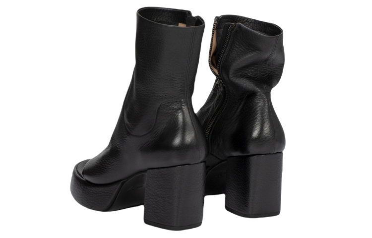 (W) Marsèll Plabo 'Black Leather High-Heeled Ankle Boot' 圖 3