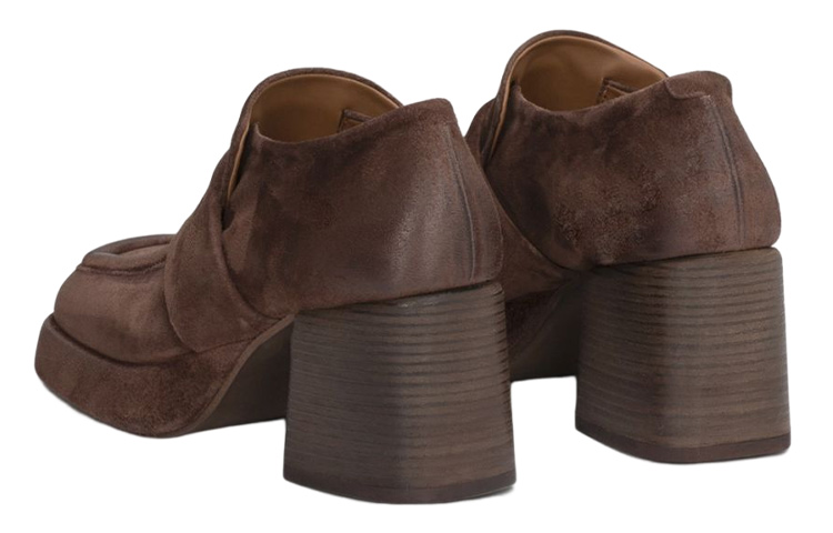 Lookbook (W) Marsèll Plattino 'Mules de Tacón Alto de Ante Marrón' MW7022098490
