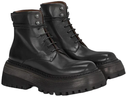 (W) マルセル クアドラルマト 黒革レースアップブーツ MW6130172666 Lookbook (W) マルセル クアドラルマト 黒革レースアップブーツ MW6130172666