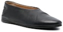 Order (Women) Marsèll Round Toe Leather Slip-on Flats 'Black' MW2105097666