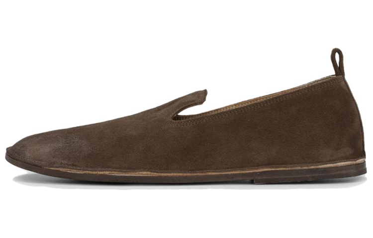 (W) Marsèll Round Toe Loafer 'Dark Brown Suede'