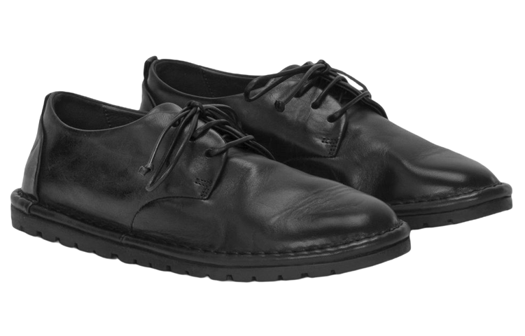 Order (W) Marsèll Sancrispa 'Zapatos de Cuero Negro con Cordones' MWG002310666
