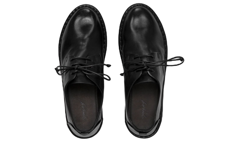 Lookbook (W) Marsèll Sancrispa 'Zapatos de Cuero Negro con Cordones' MWG002310666