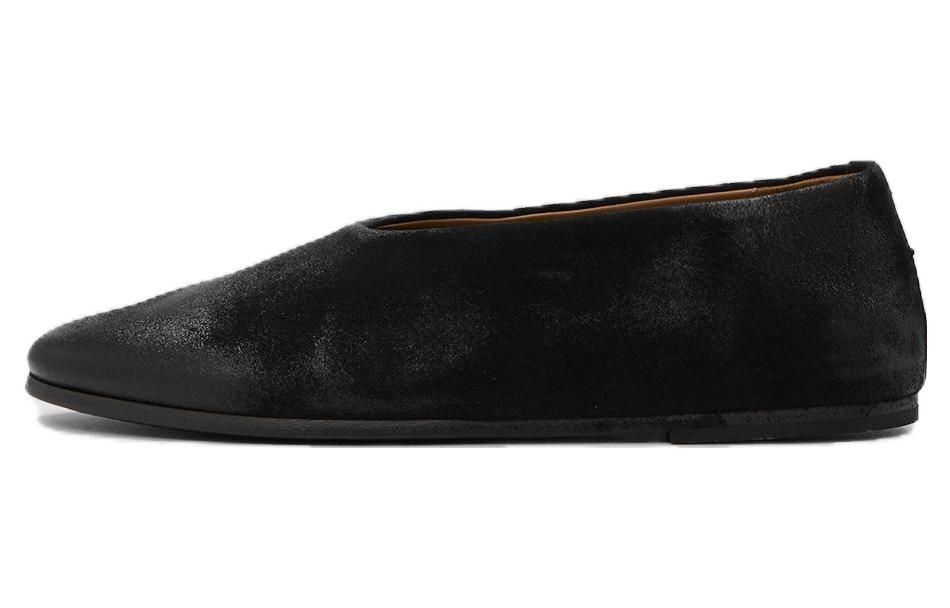 Buy (W) Marsèll Slip-on Round Toe Kasual Datar 'Black Velvet' Hitam MW2105250666