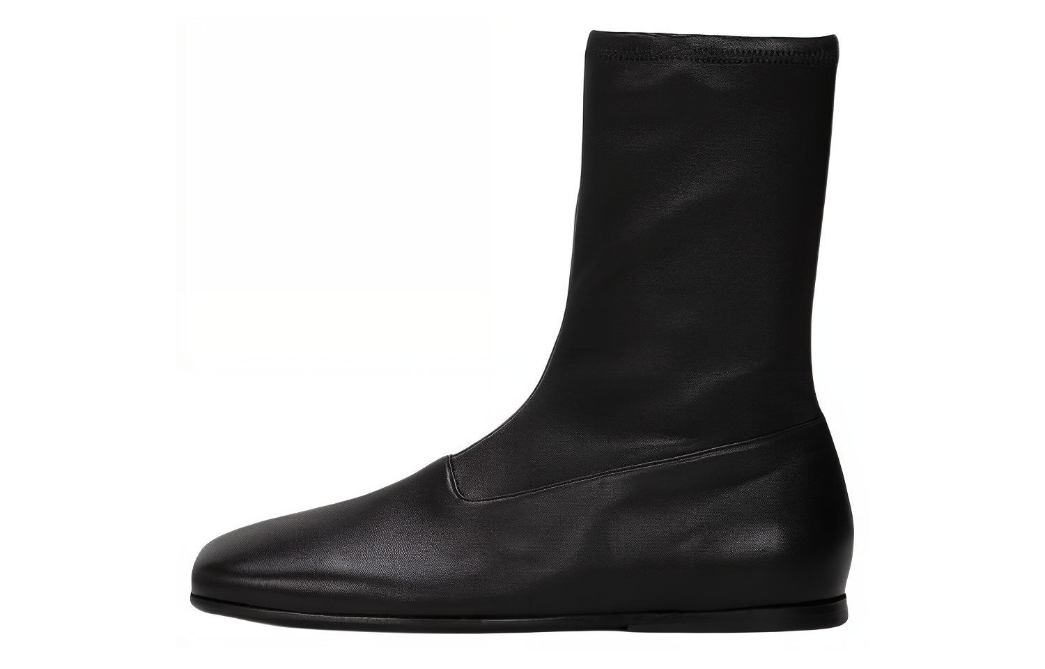 (W) Marsèll Spato 'Black Leather Ankle Boot'