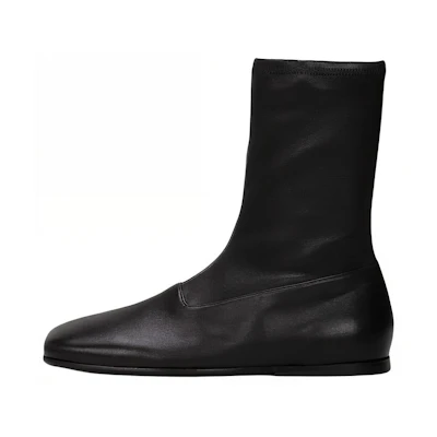 (W) Marsèll Spato 'Black Leather Ankle Boot'