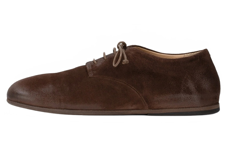 (W) Marsèll Spato 'Brown Leather Lace-Up Loafer'