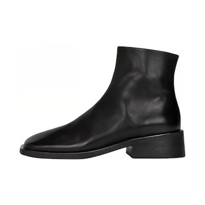 (W) Marsèll Spatoletto 'Black Leather Boot'
